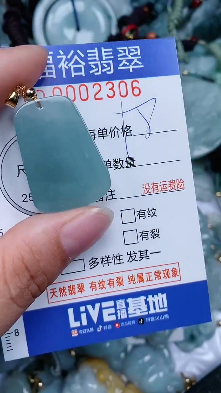 翡翠未镶嵌颈饰...0002306