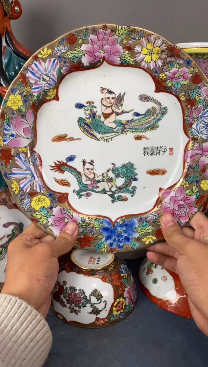 摆件陶567老厂瓷微瑕慎拍（已开价）