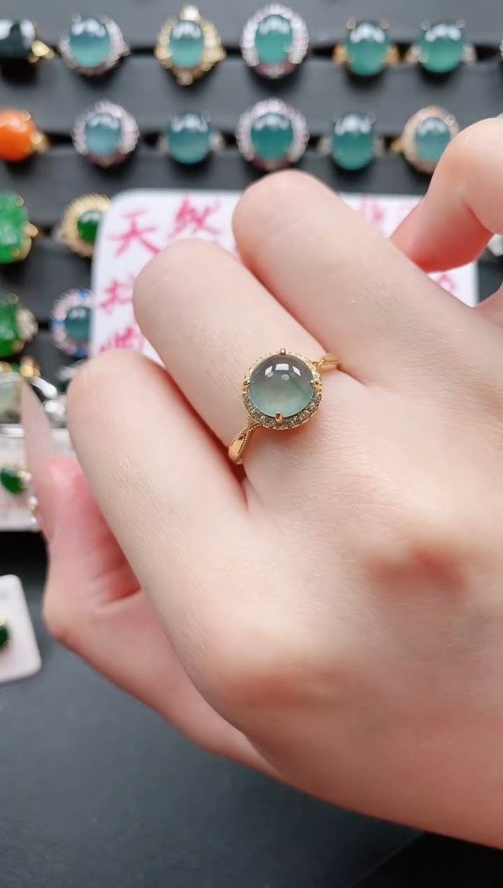 【闪购商品】翡翠戒指银S925镶嵌11111111