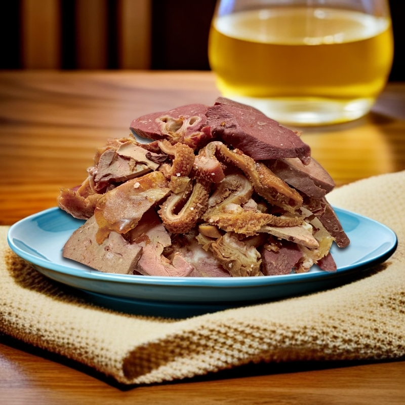 酱羊杂 1斤 清真食品