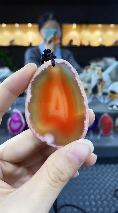 未镶嵌颈饰玛瑙/玉髓享**活玛瑙