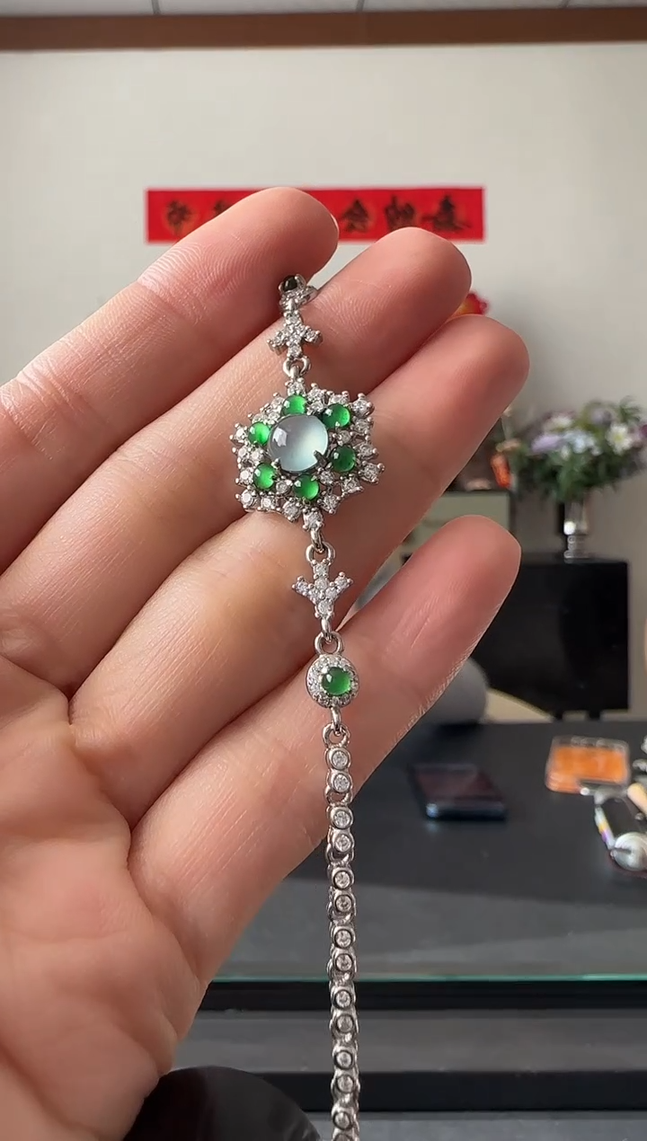 【闪购商品】翡翠手链未镶嵌手链