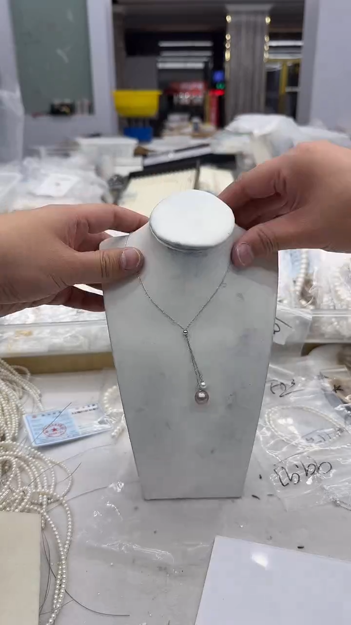 吊坠(赠链)银S925镶嵌淡水珍珠5-10mm