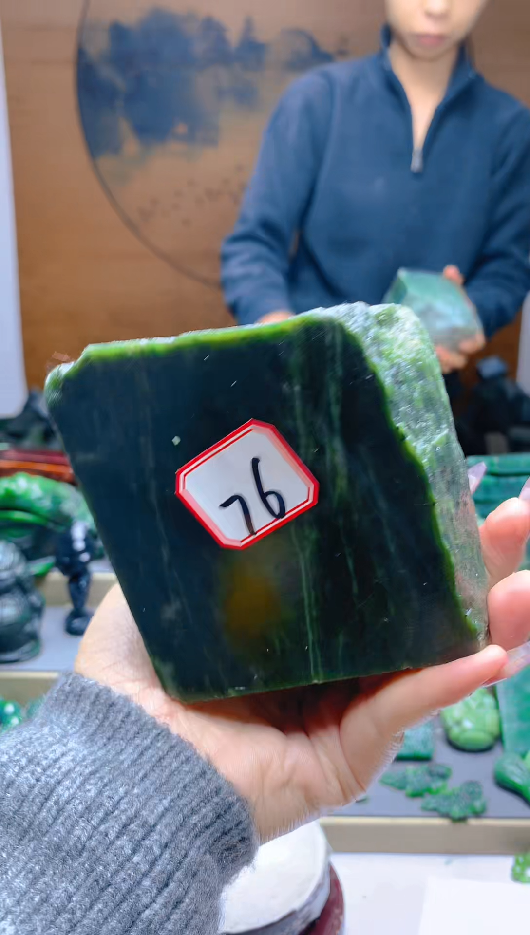 【闪购商品】和田玉（碧玉）珠宝半成品未镶嵌1