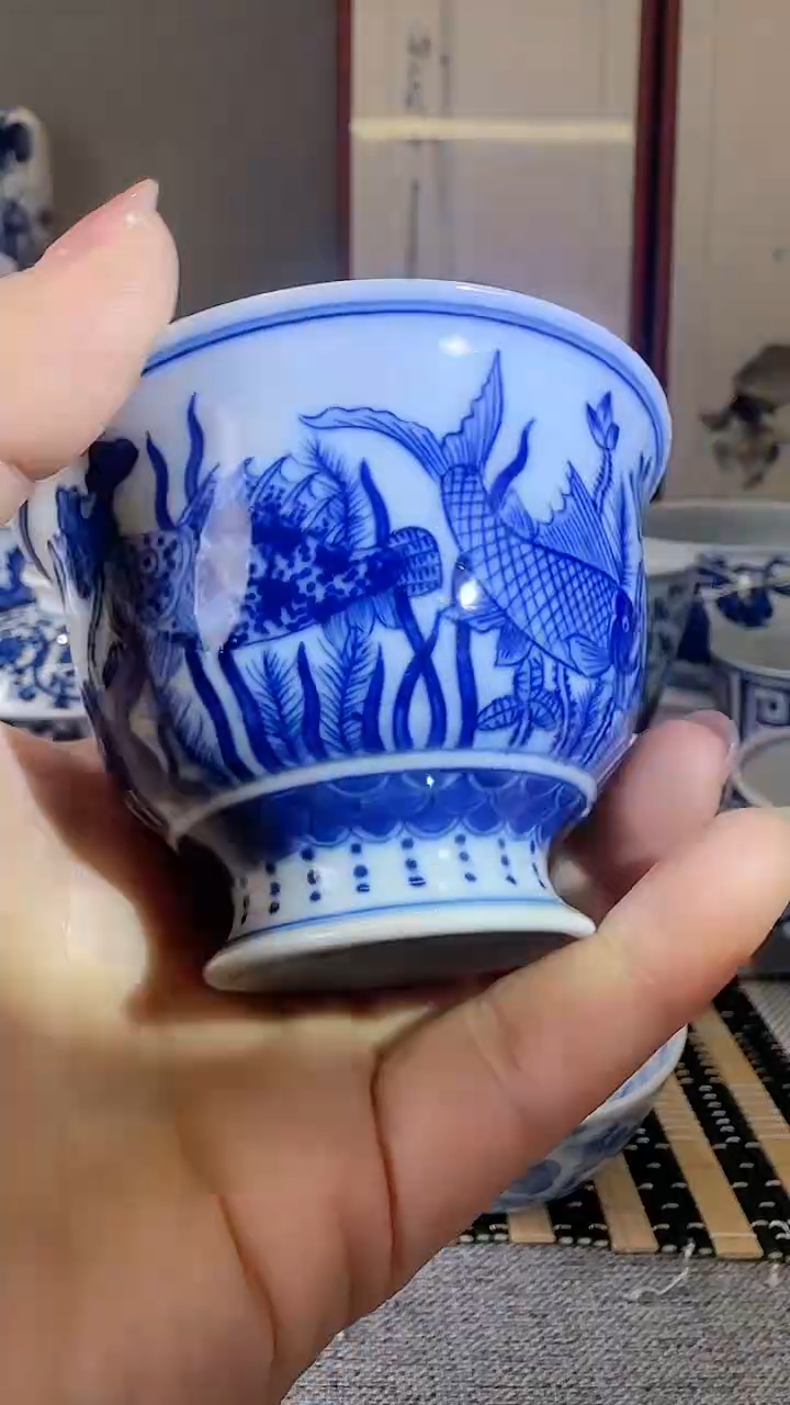 【闪购商品】摆件景德镇手工手绘杯子