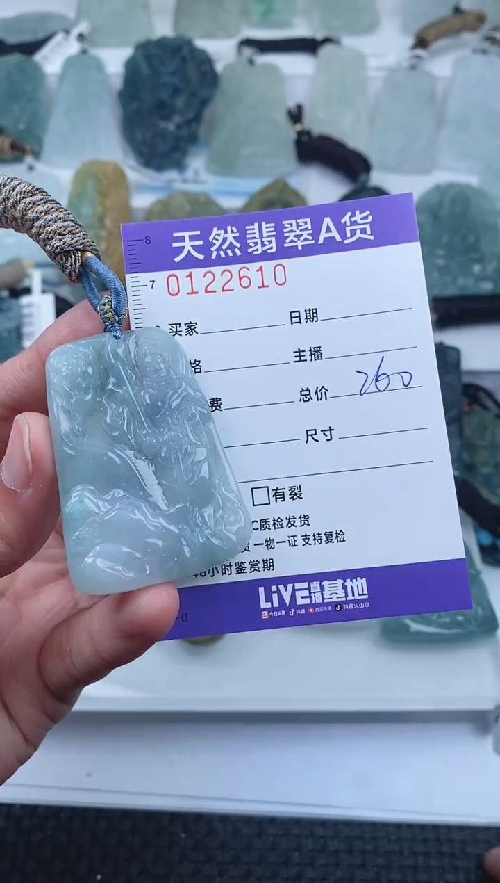 【闪购商品】翡翠颈饰未镶嵌        610