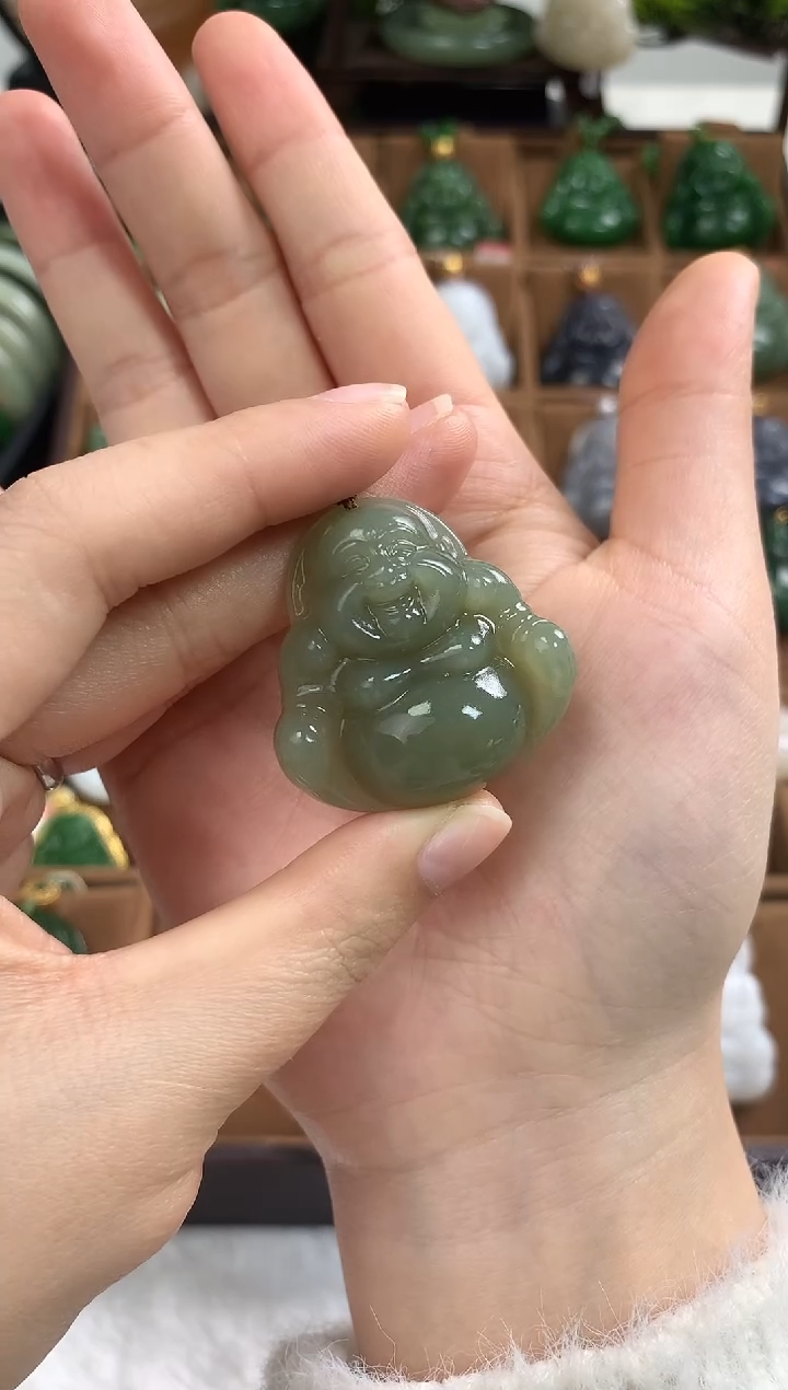 【闪购商品】和田玉颈饰未镶嵌吊坠35mm