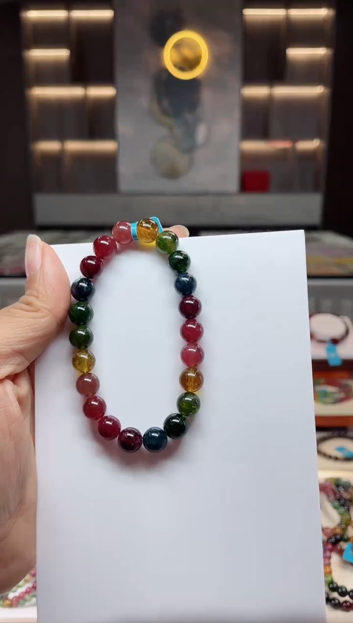 【闪购商品】碧玺单圈手串未镶嵌（多样性发一条）Q