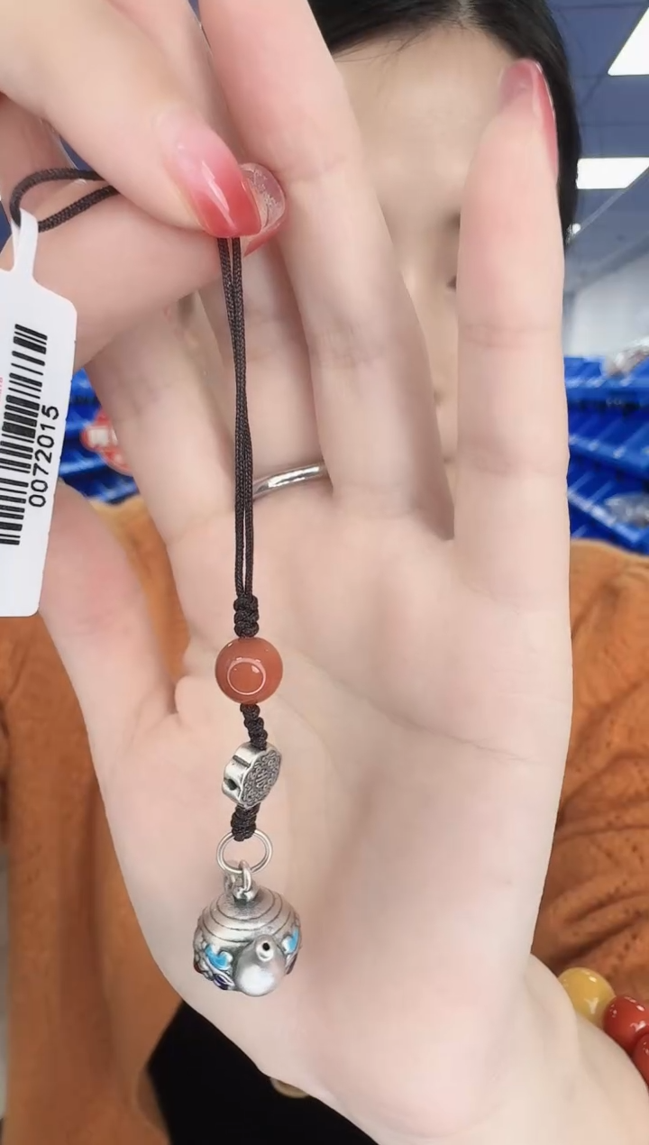 银S925镶嵌挂件玛瑙/玉髓0072015