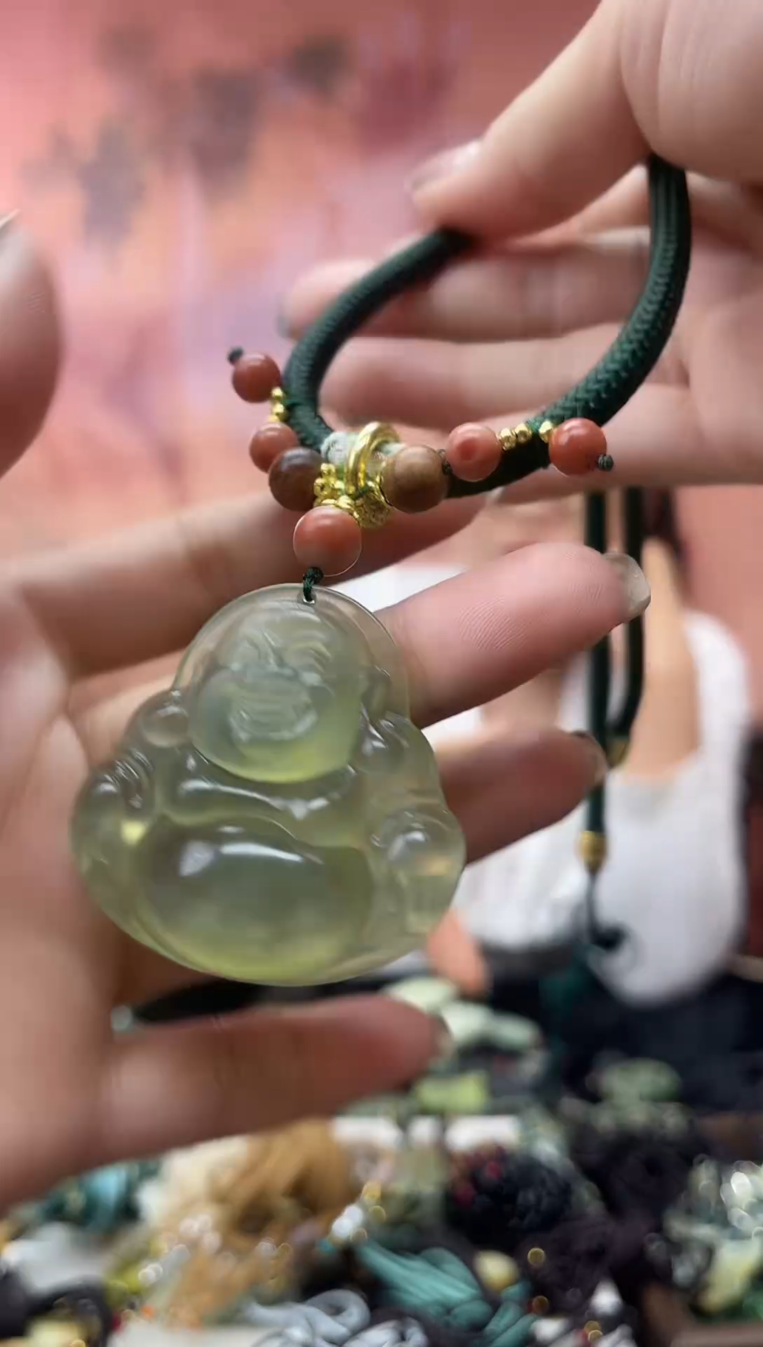 未镶嵌岫玉吊坠·