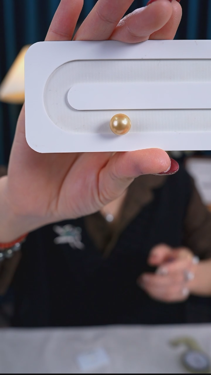 【闪购商品】海水珍珠裸珠未镶嵌10-11mm 金珠裸珠