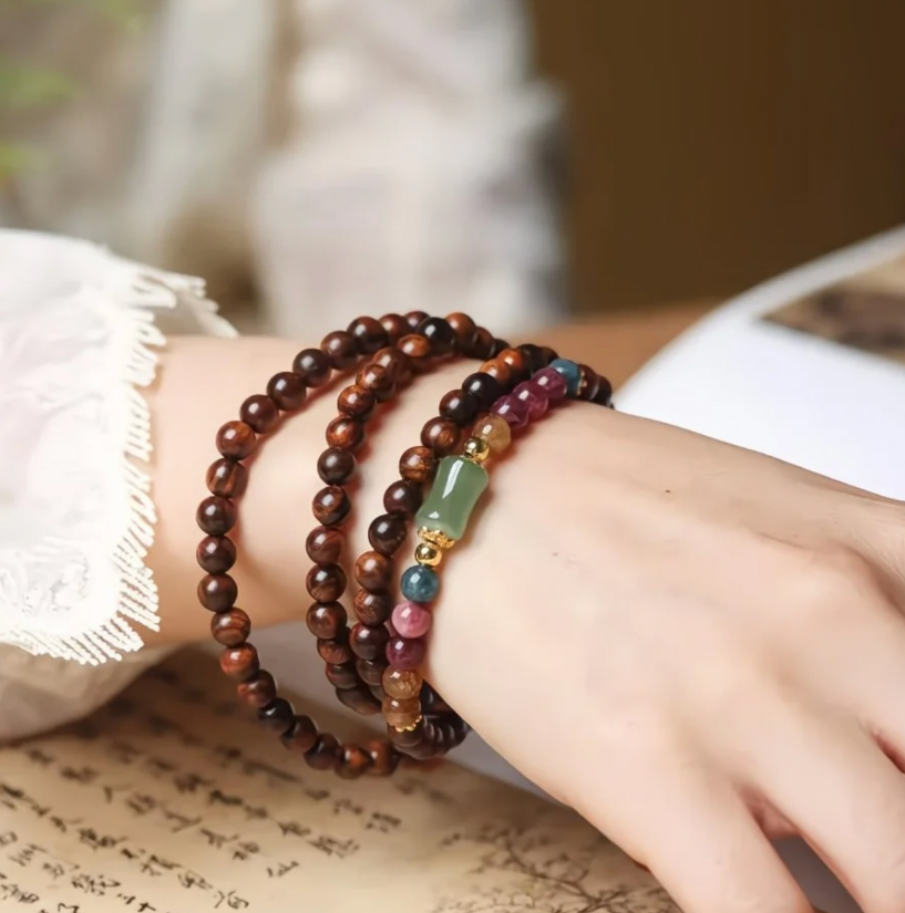 花梨108颗手串无礼盒S1277