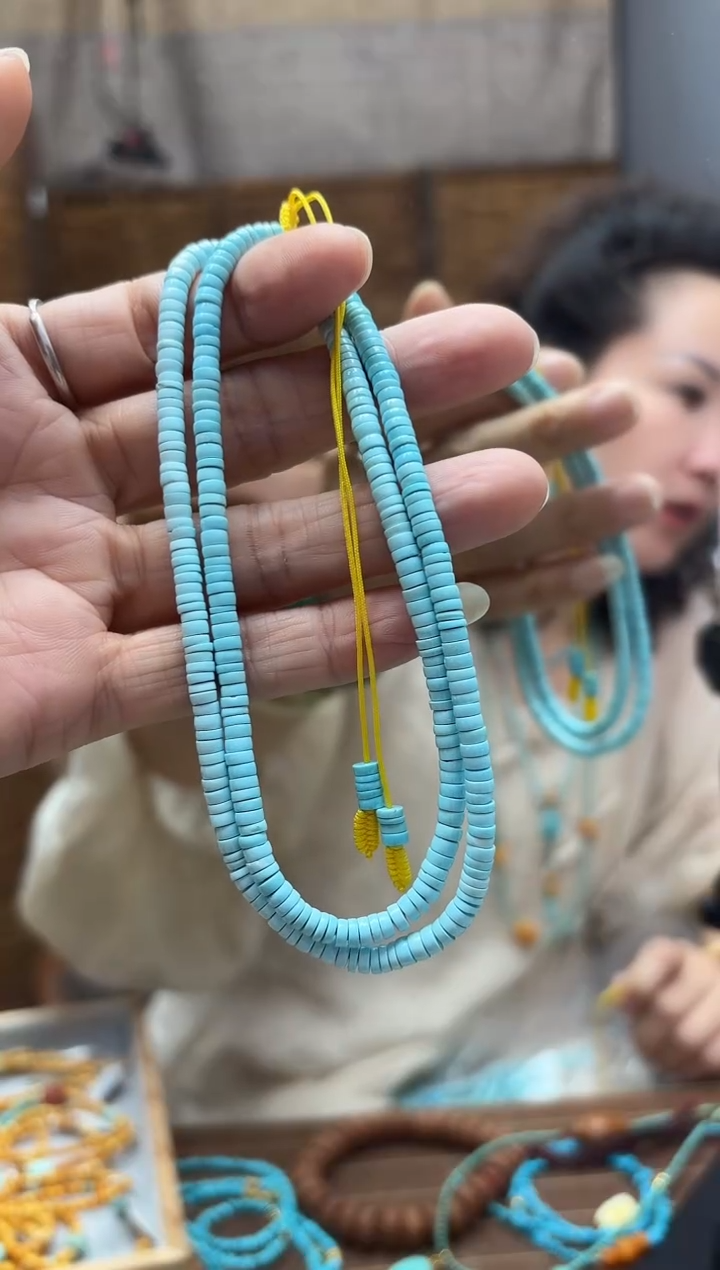 绿松石未镶嵌颈饰项链