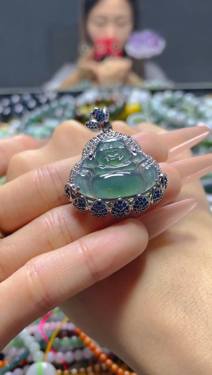 颈饰未镶嵌翡翠/Y/翡翠A货，一件也是批发价