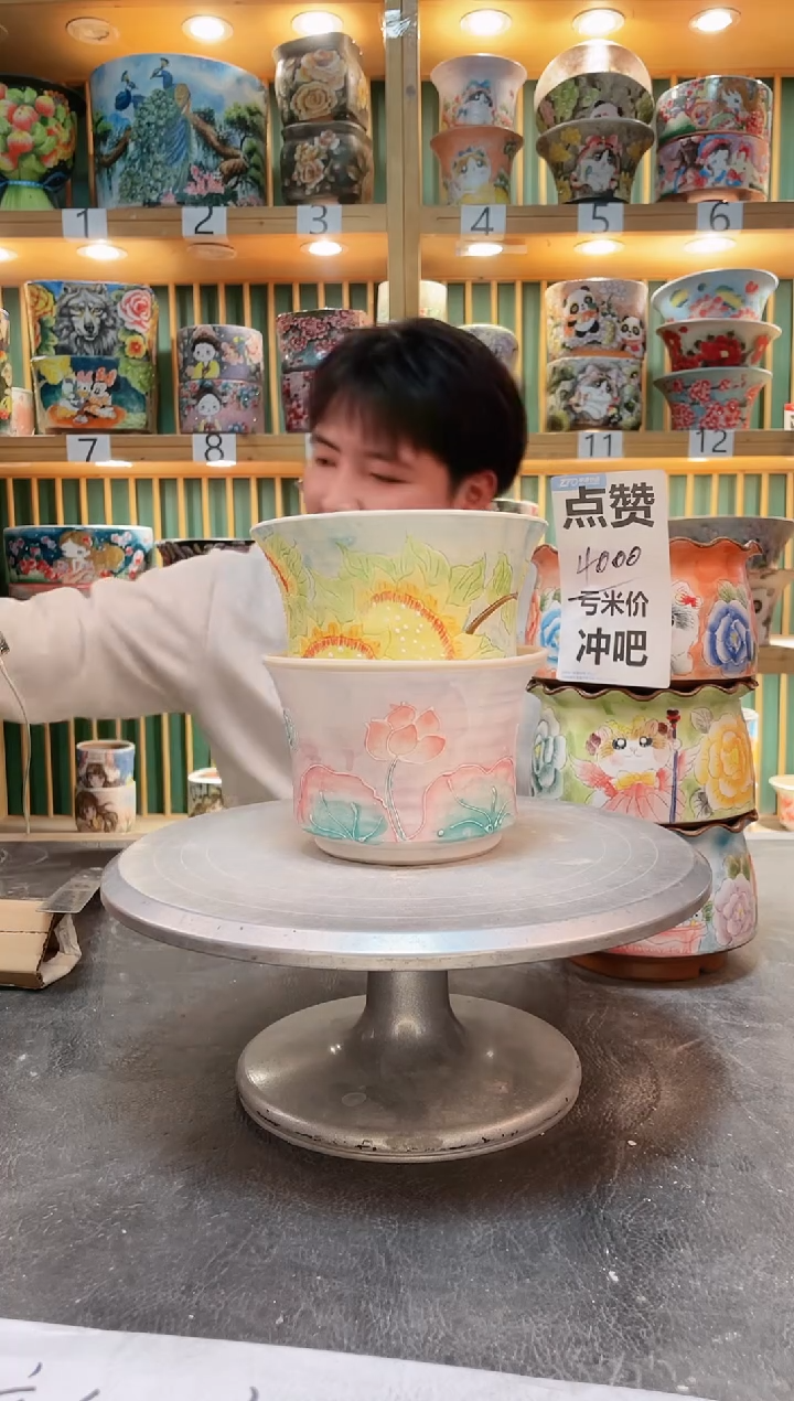 【闪购商品】瓷片默认微瑕一物一拍0216-084-2个