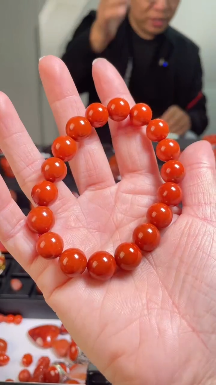 【闪购商品】南红玛瑙配饰未镶嵌20 圆珠手串11+