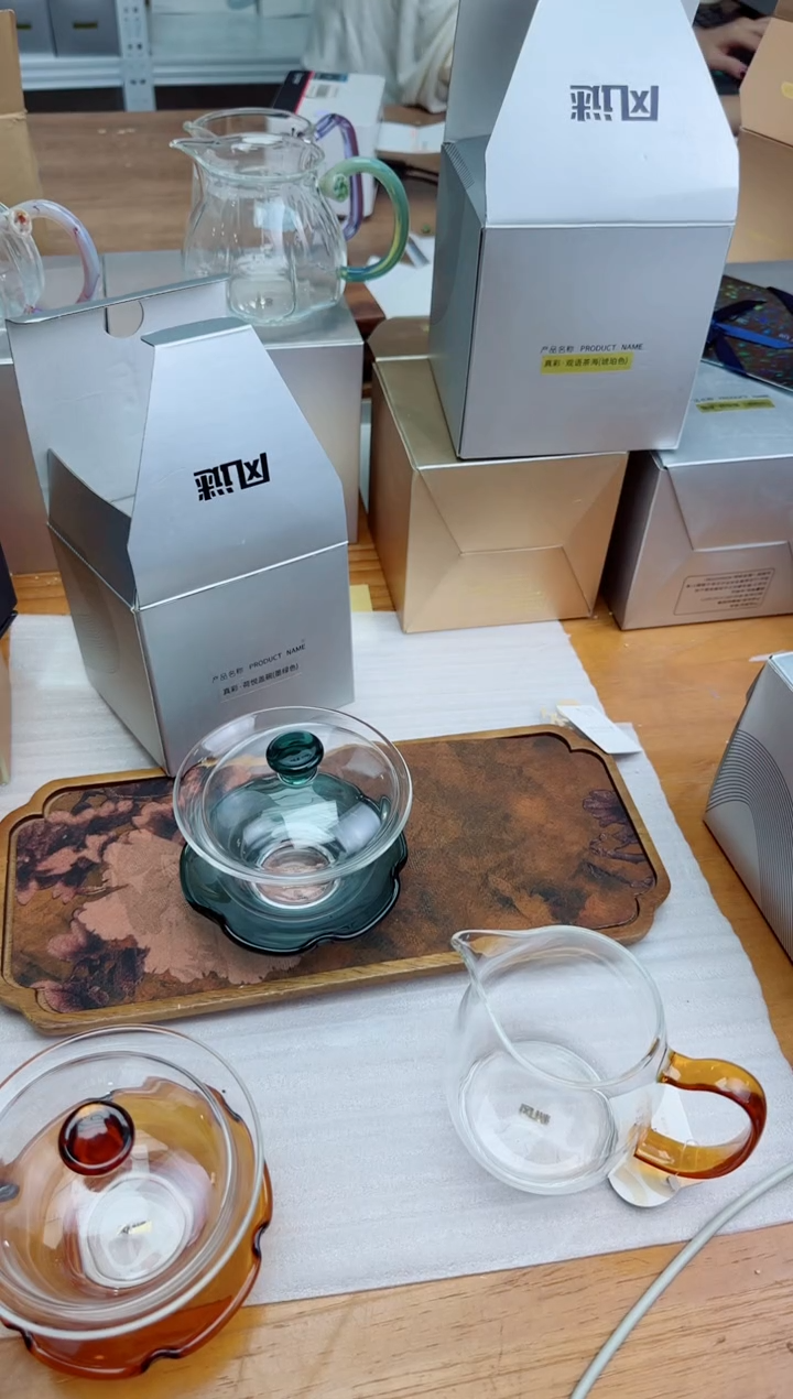 风谜荷悦盖碗墨绿色