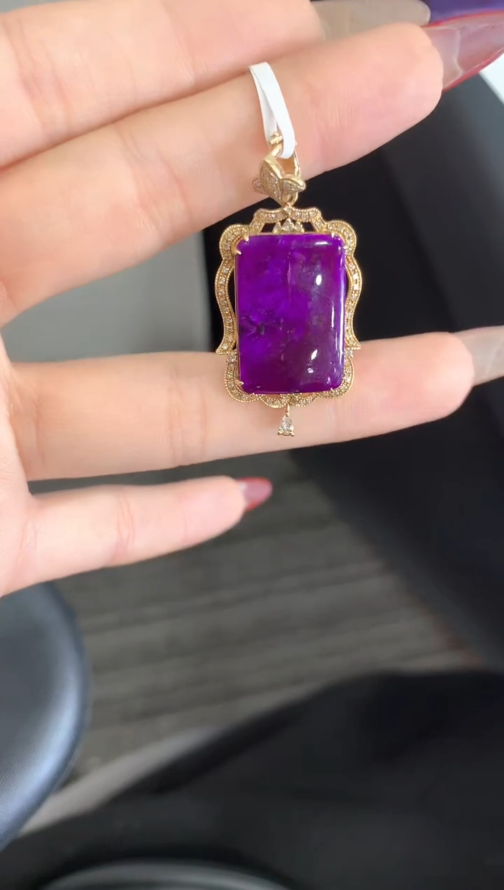 【闪购商品】苏纪石（舒俱来）.18K金镶嵌舒俱来吊坠