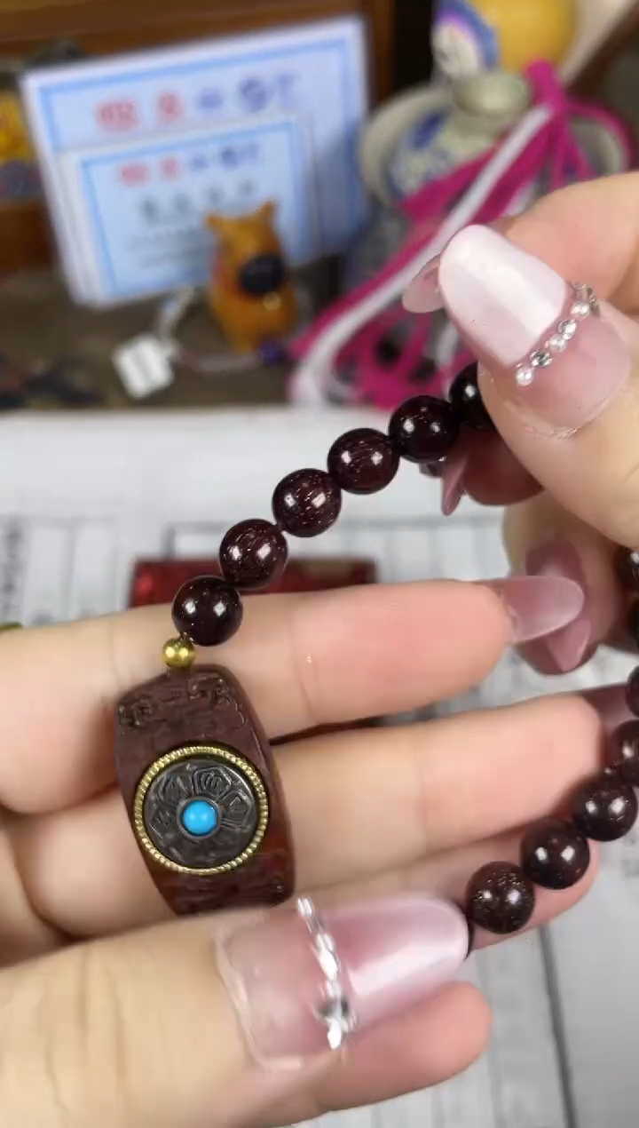 非洲檀香手串/手链菩提木质玉石手串/多发性其一/不带盒子