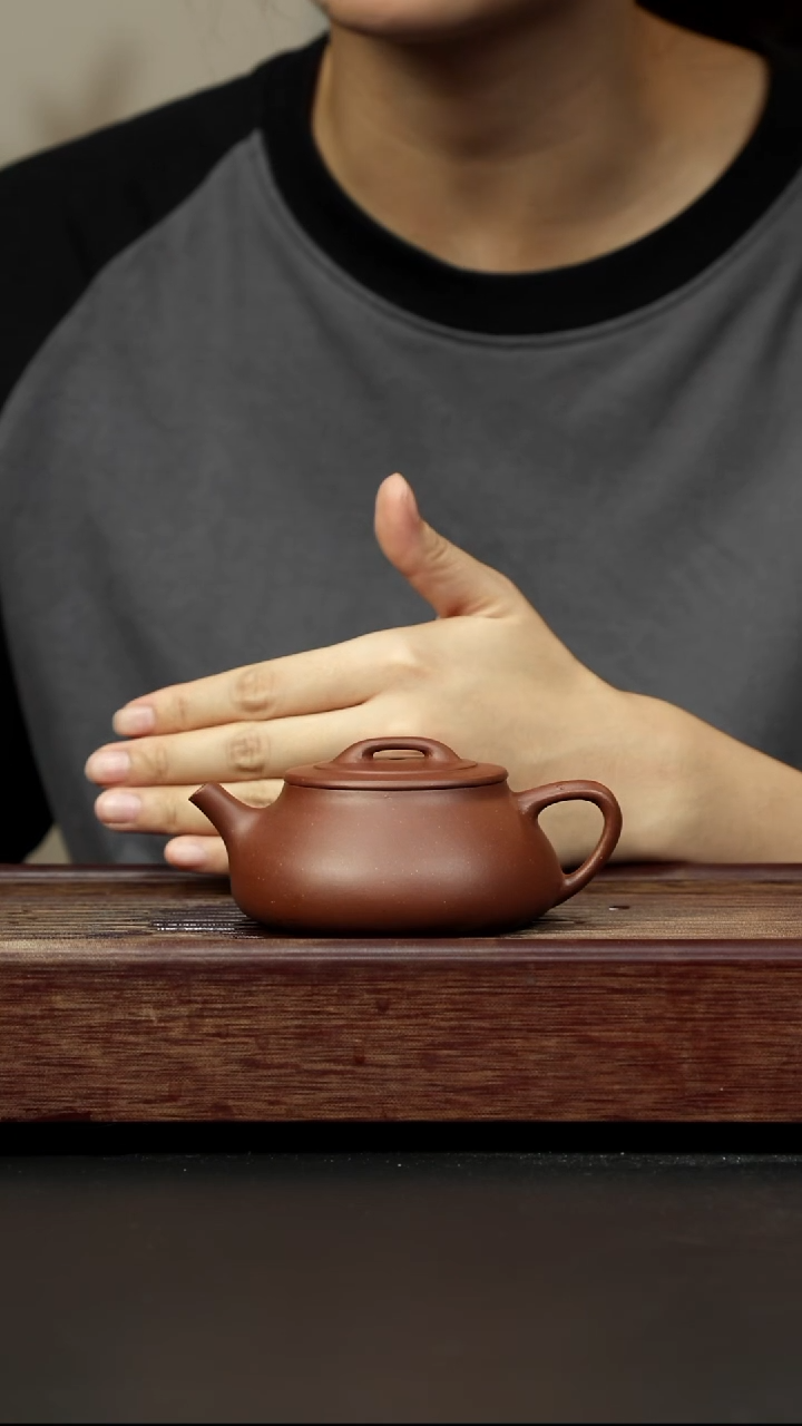 紫砂茶壶底槽清 纳瓢 全手工