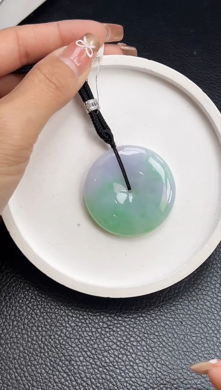 【闪购商品】翡翠颈饰未镶嵌YM1085-3 大平安扣