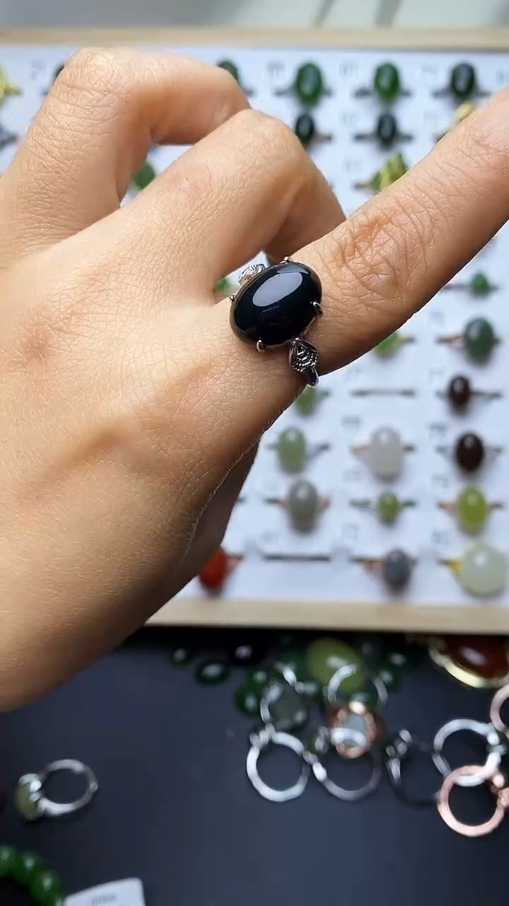 【闪购商品】和田玉戒指未镶嵌1