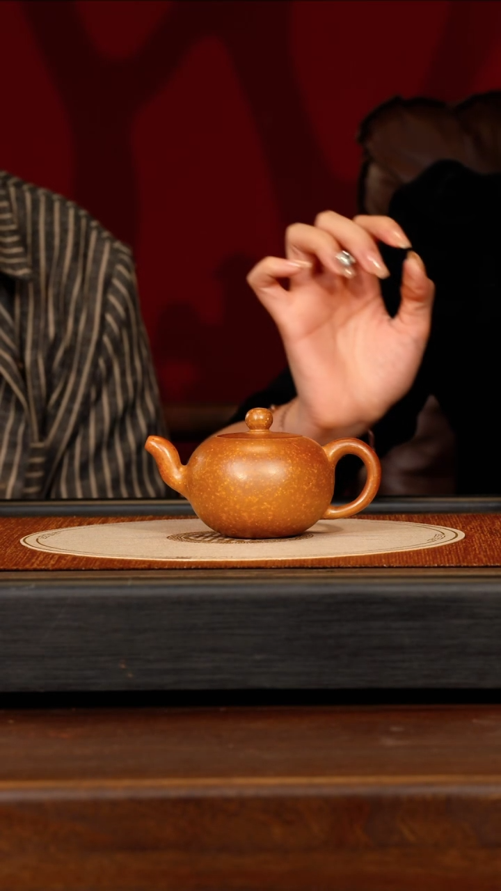 茶壶紫砂宜兴紫砂PQZ 黄金段 一粒珠