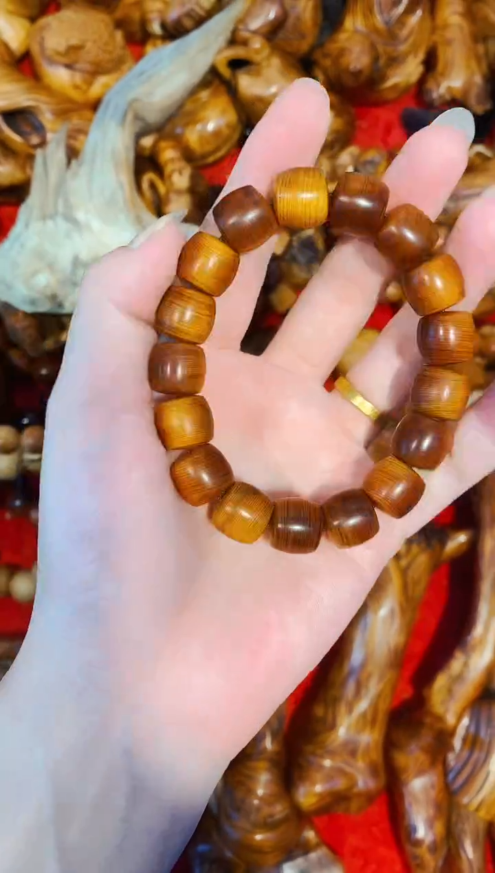 柏木（崖柏）直切单条崖柏陈化手串手把