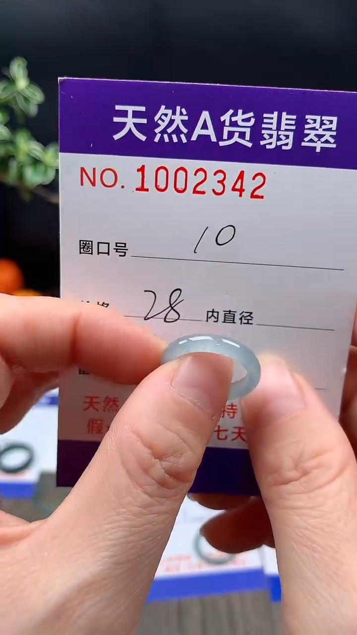 未镶嵌戒指翡翠10#