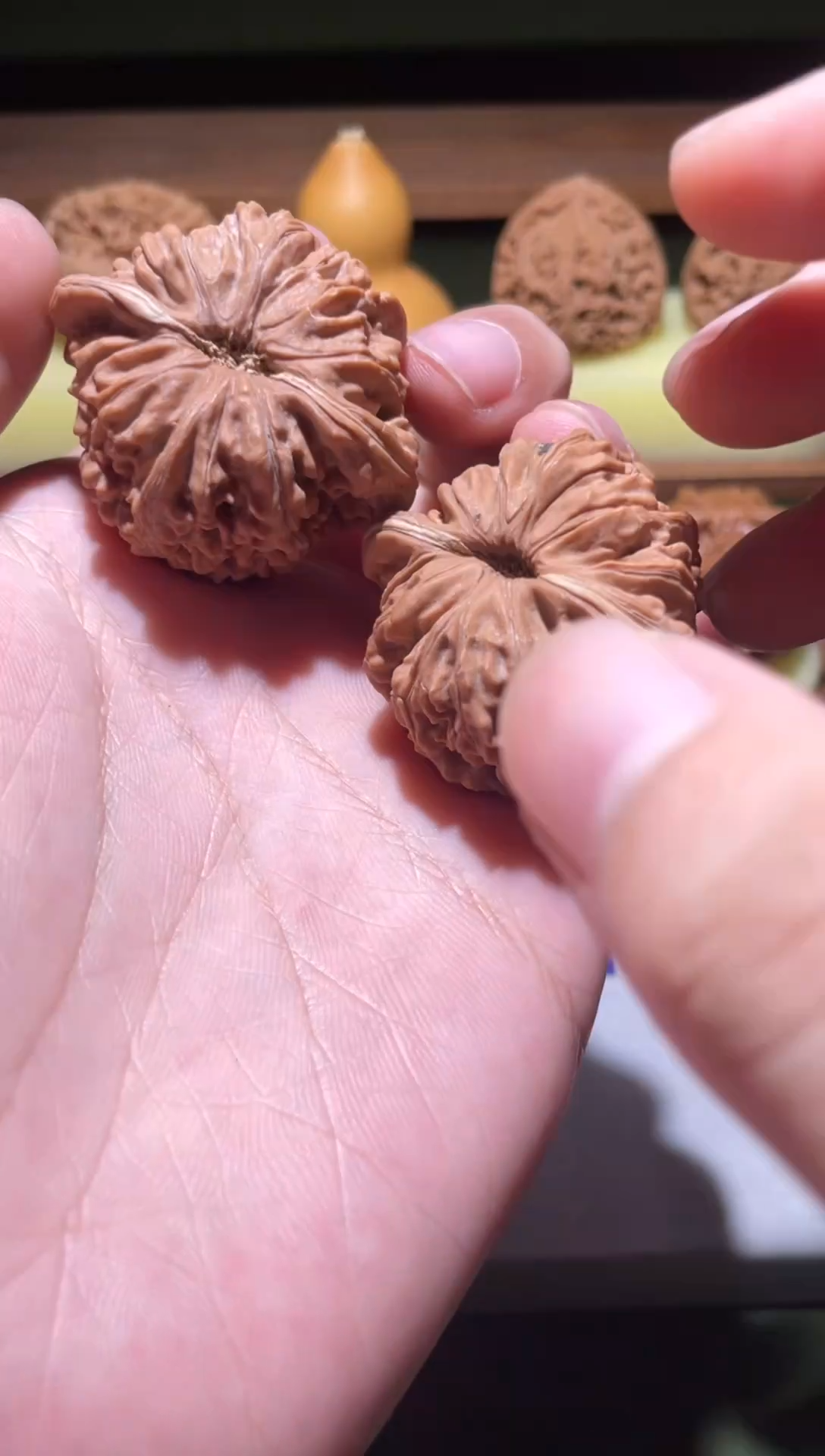 把件文玩核桃2*四座楼42尺