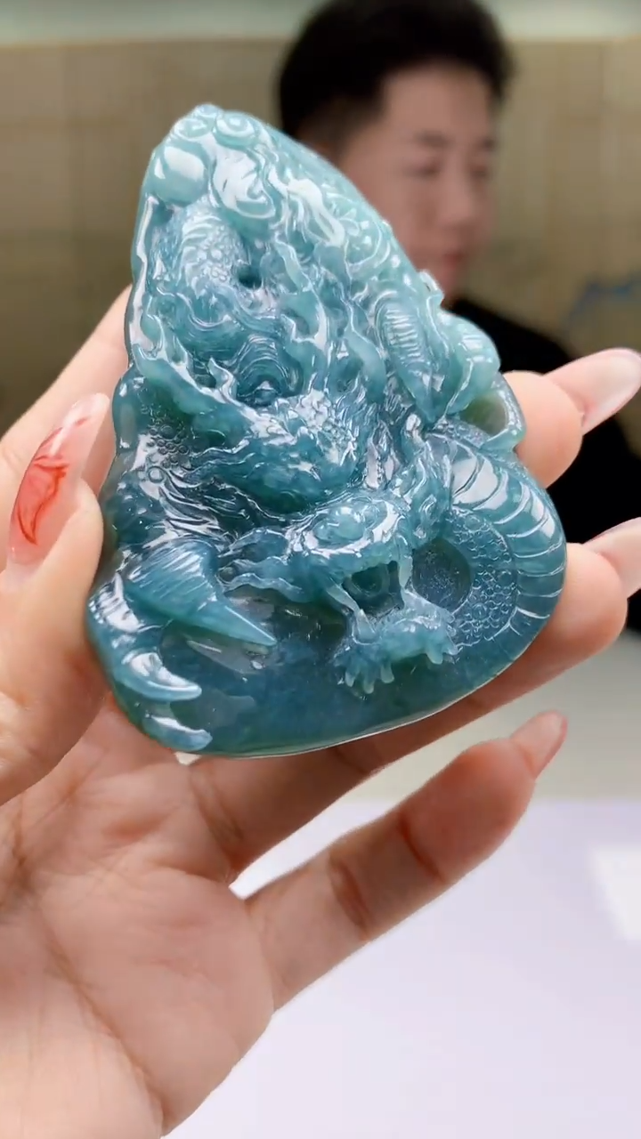 【闪购商品】定制翡翠未镶嵌4917ty-毛货挂件44