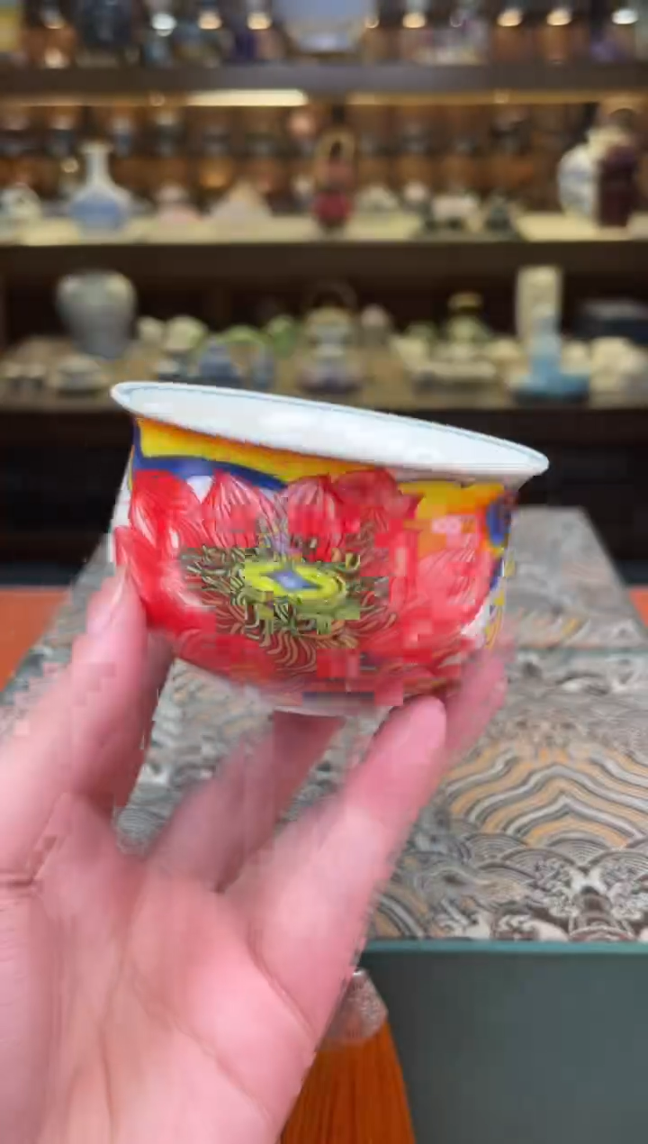 【闪购商品】有钱花二才盖碗5247        