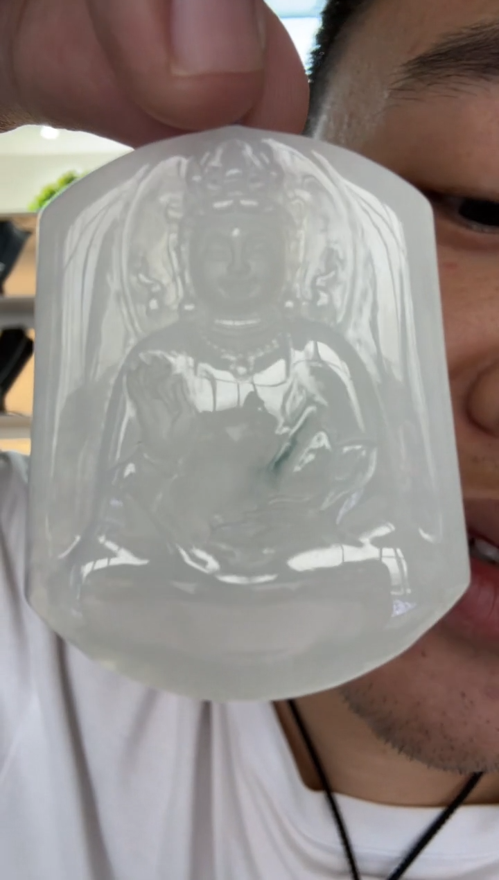 【闪购商品】翡翠颈饰未镶嵌天然翡翠A货孤品一件