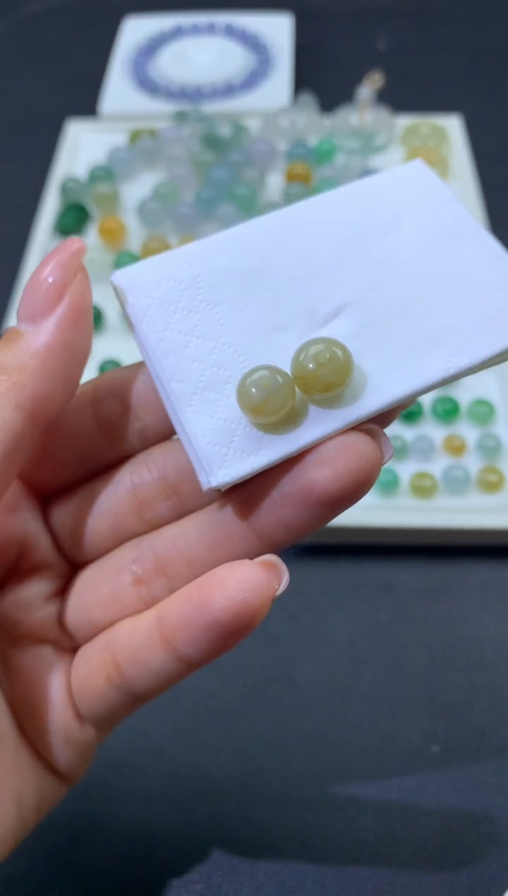 【闪购商品】定制翡翠未镶嵌珠22