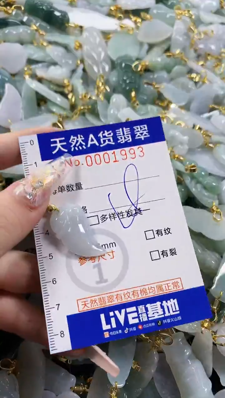 颈饰未镶嵌翡翠天然A货翡翠