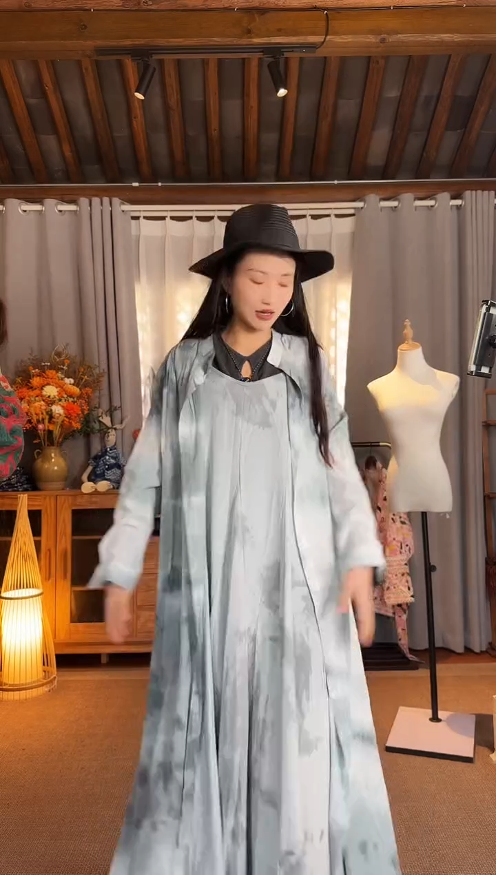 【闪购商品】设计师款裙子一套水墨