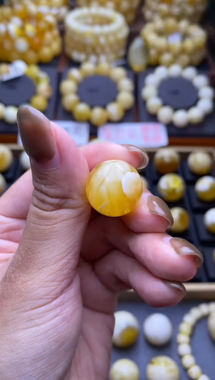 【闪购商品】琥珀裸石未镶嵌大小姐珠宝严选33