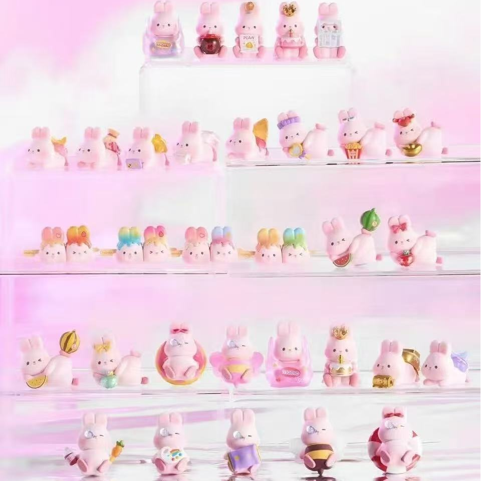 【明盒款式】摸摸兔趣享生活系列MINI可爱潮玩萌粒手办摆件