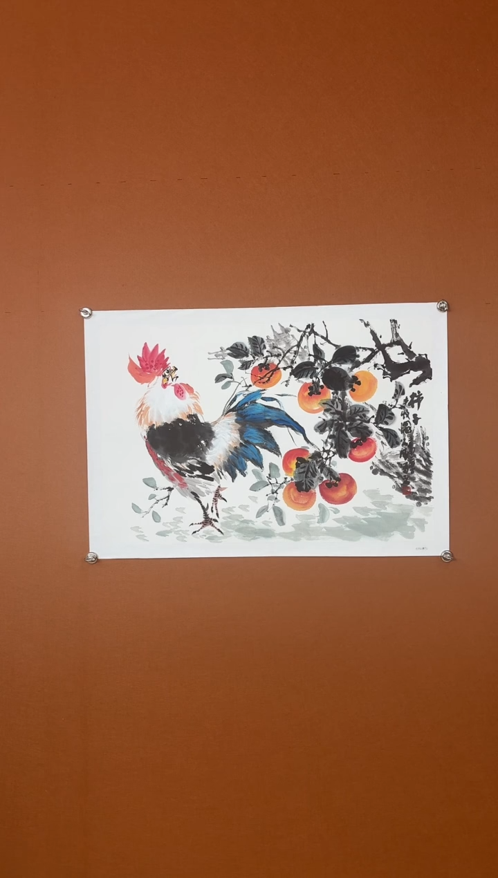 【闪购商品】国画荣宝斋甄选谭峥嵘花鸟作品2.8平尺带证书