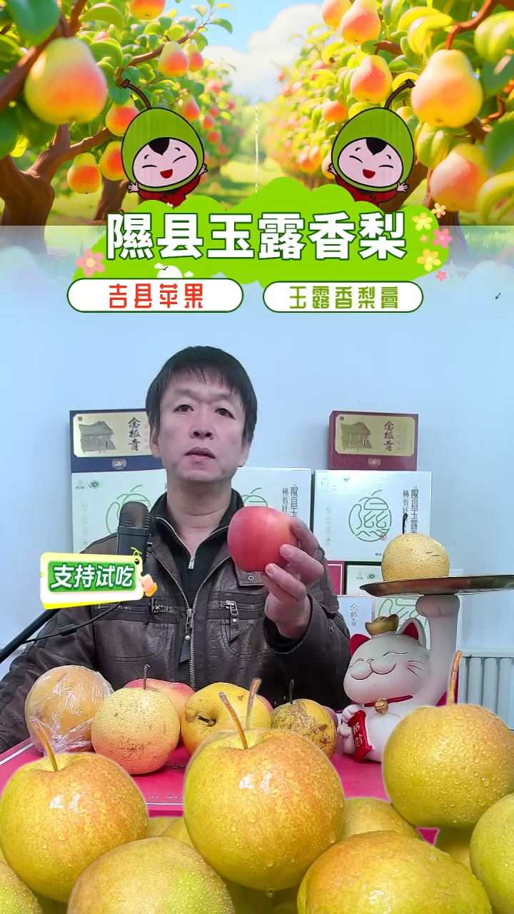 红富士苹果正宗山西吉县壶口农家小苹果原生态22颗左右装净8.3斤