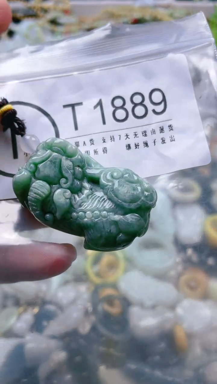 【闪购商品】翡翠颈饰未镶嵌/Y/翡翠A货一图一物