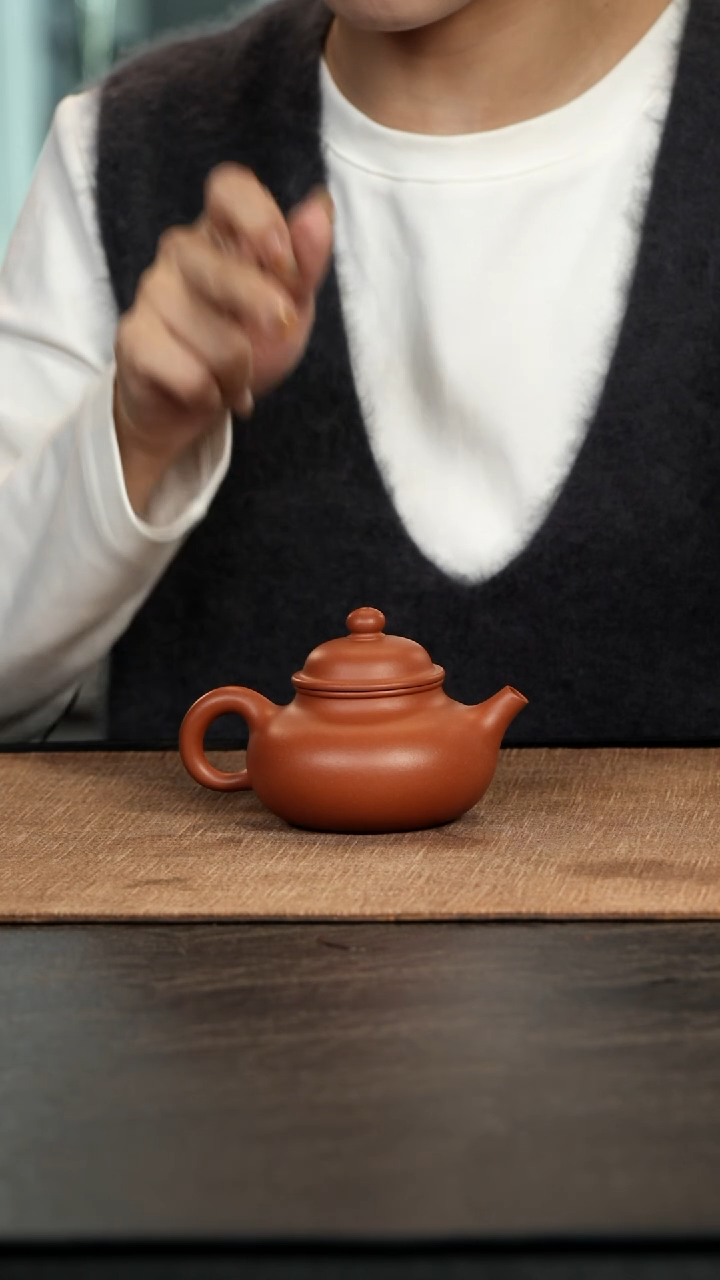 茶壶紫砂小红泥容天160cc