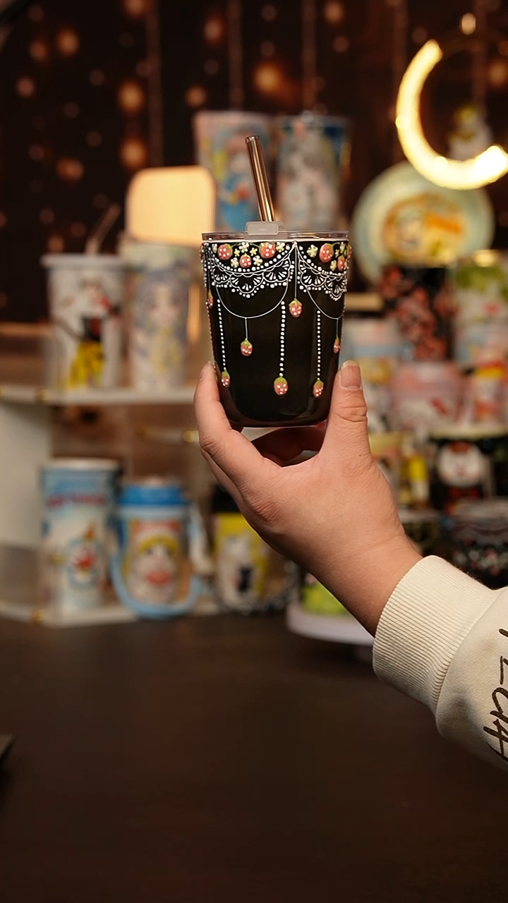 (玉泥）景德镇手工手绘文创陶瓷杯