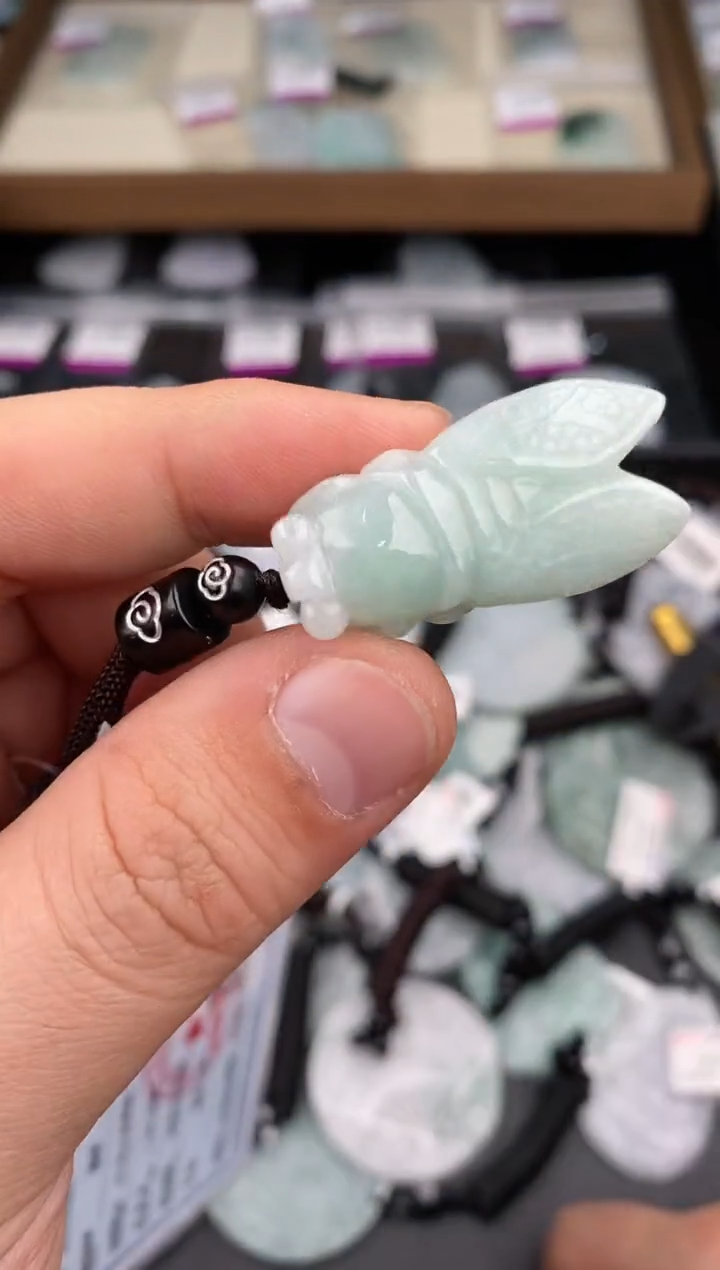 【闪购商品】翡翠颈饰未镶嵌  天然翡翠，一物一图