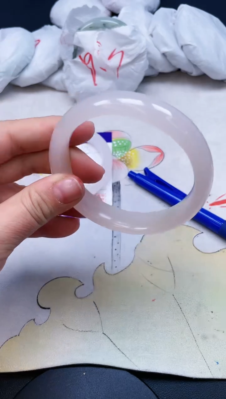 【闪购商品】石英质玉手镯未镶嵌414/50-65备注圈口