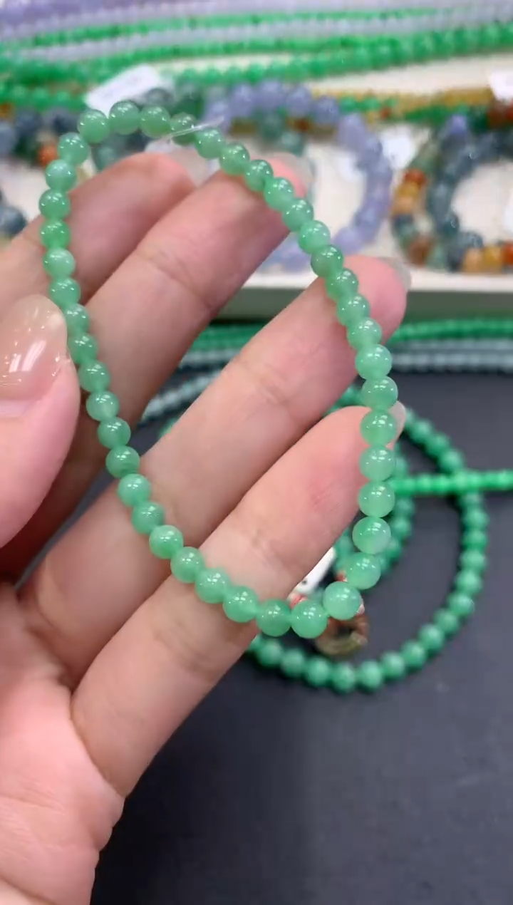 【闪购商品】翡翠手串未镶嵌q248 多样性一件发货