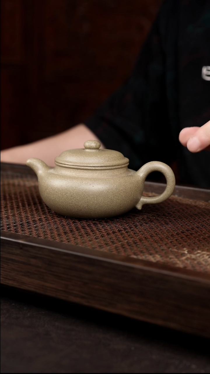 茶壶紫砂青段仿古