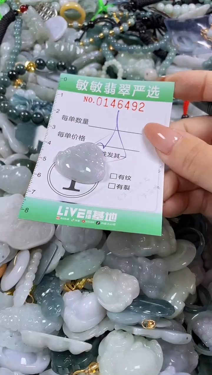 翡翠未镶嵌颈饰闪购0146492