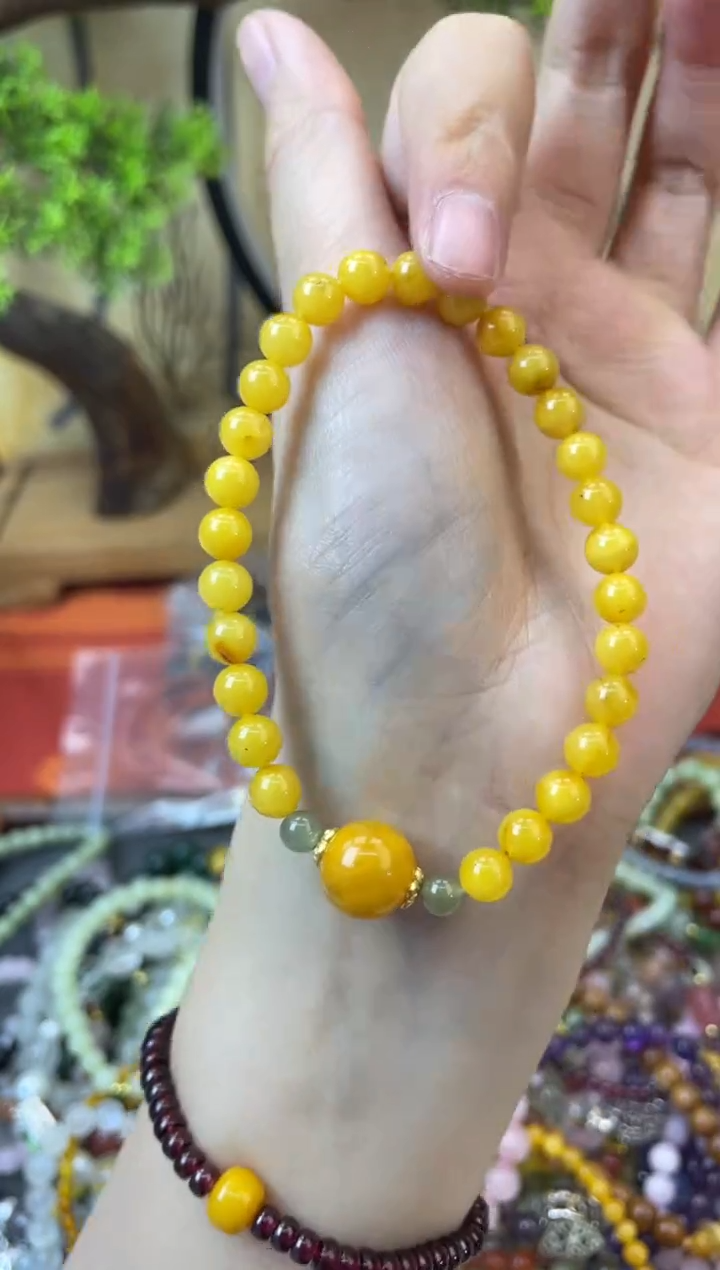 【闪购商品】蜜蜡手链未镶嵌226手串