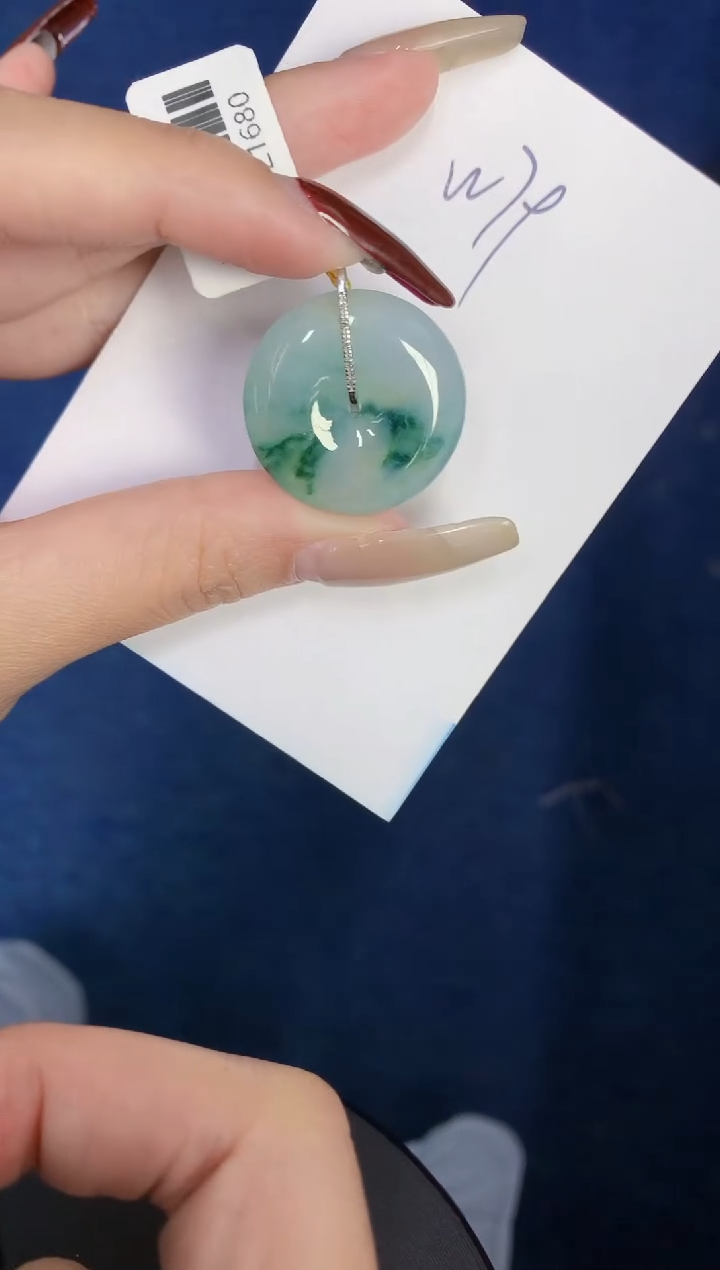 【闪购商品】翡翠颈饰18K金镶嵌0000000000